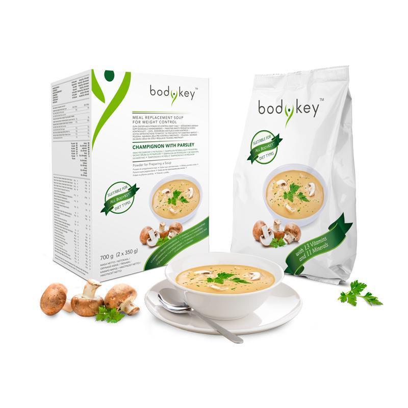 sriuba su pievagrybiais ir petrazolemis maisto pakaitalas bodykey by nutrilite 122164 1