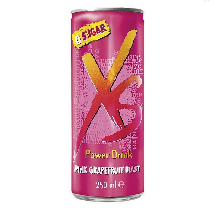 xs power drink pink grapefruit blast energetinis gerimas 12 skardiniu po 250 ml 119802 1